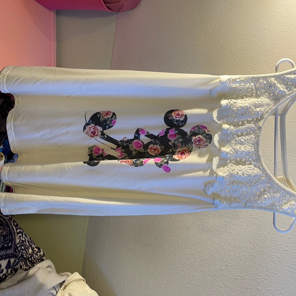 Cute Disney Mickey floral shirt.